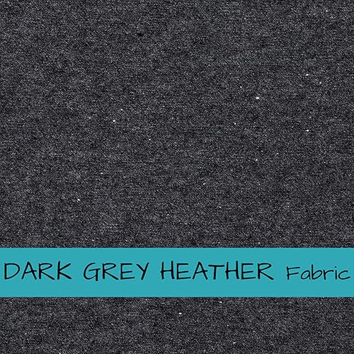 Miniatura 5 de 4 Inch Small Book Cover for Paperback or Hardcover, 4x6, DARK GREY HEATHER Stretch Fabric Book Sleeve for Mass Market Paperback Size (Adults)