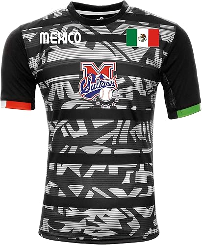 Jersey México Sultanes de Monterrey 100% Poliéster BlackGrey_Hecho en México