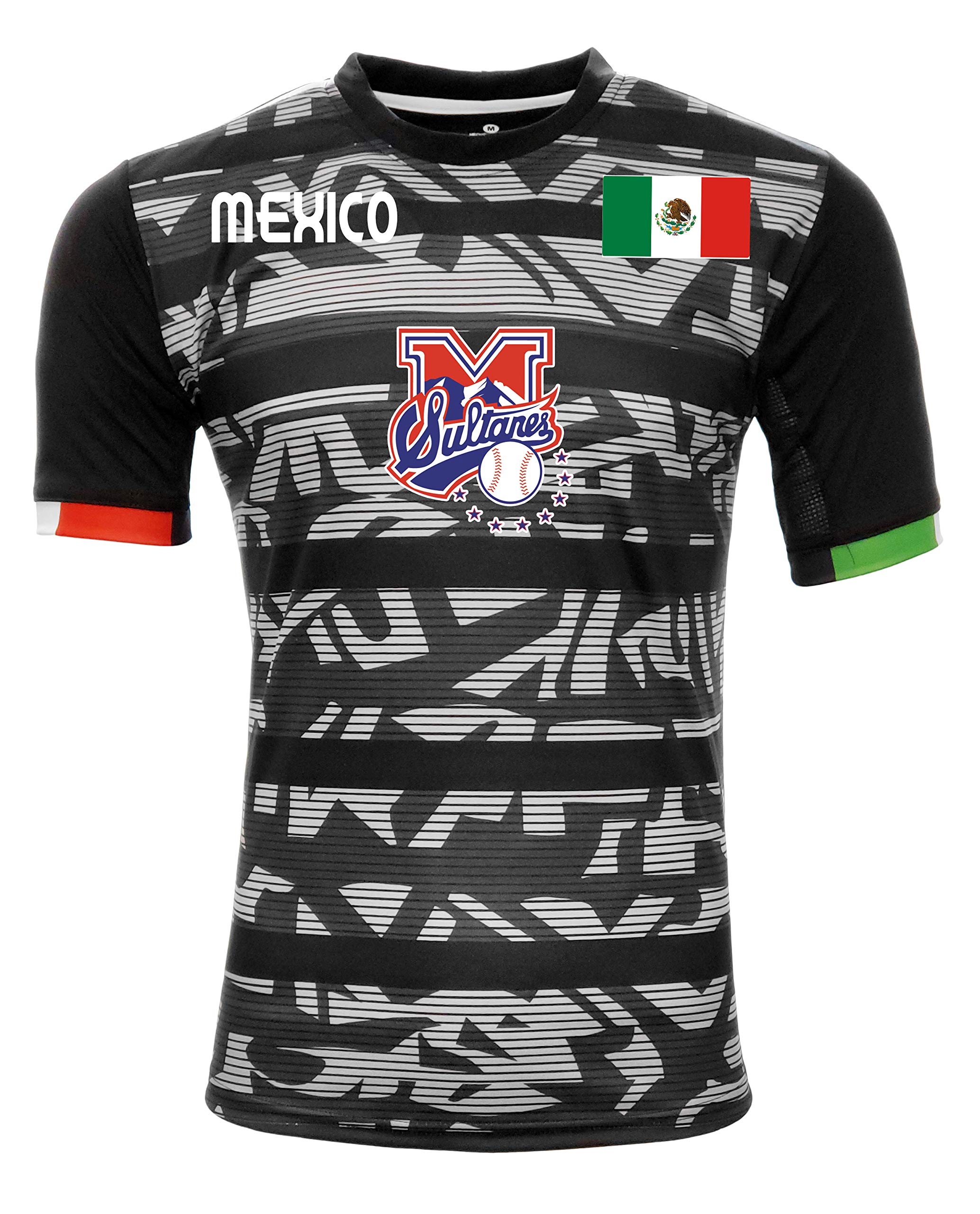 Jersey Mexico Sultanes de Monterrey 100% Polyester BlackGrey_Made in Mexico