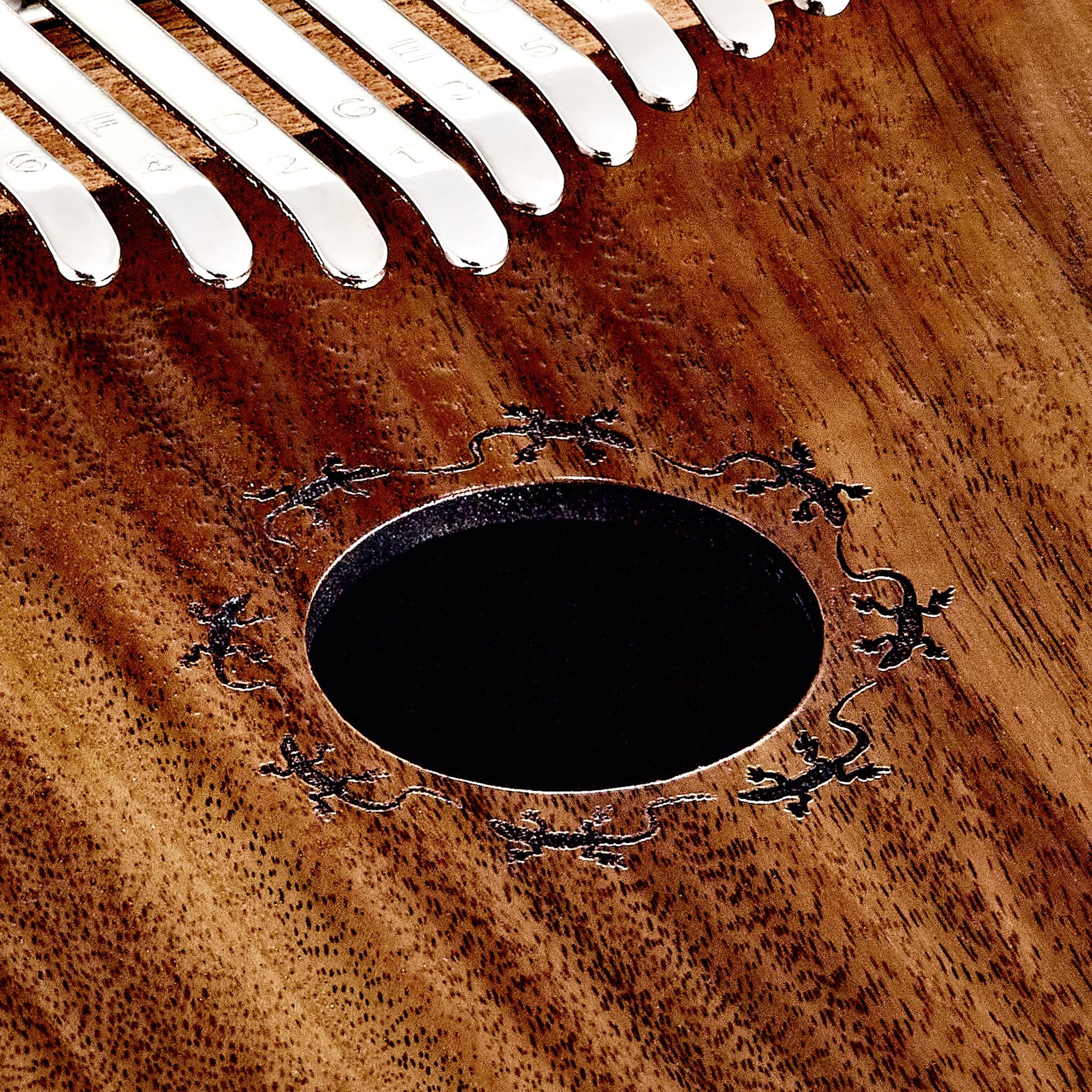 Ortega Guitars Kalimba C-Dur akustyczna 17 Zungen Akazie Natur OKB1