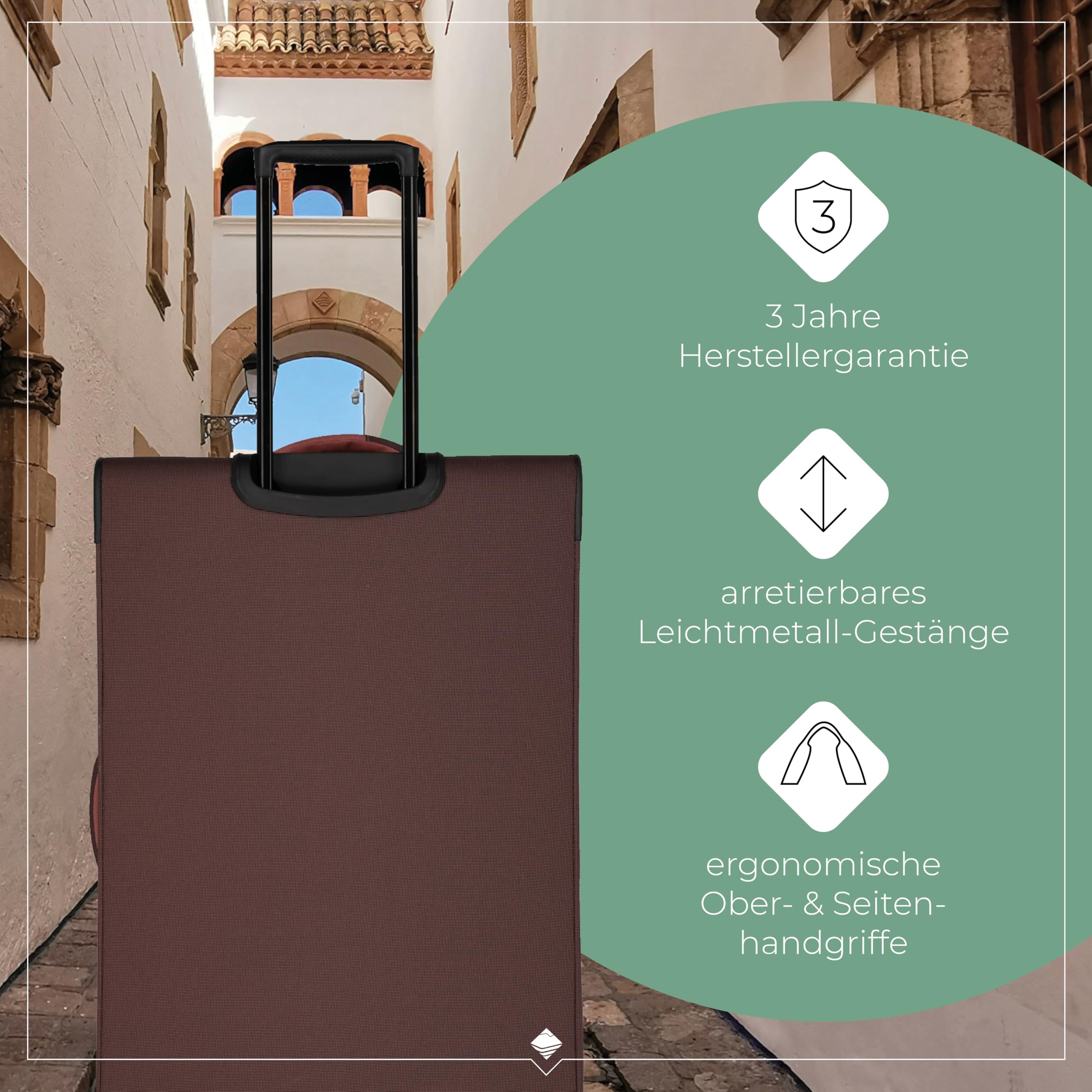Travelite 4-Rad Koffer Größe L Weichschale aus recyceltem Material – Bild 6