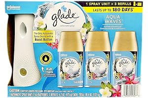 Automatic Spray Air Freshener Holder and Refills for Eliminating Odors While Adding a Wonderful Fragrance