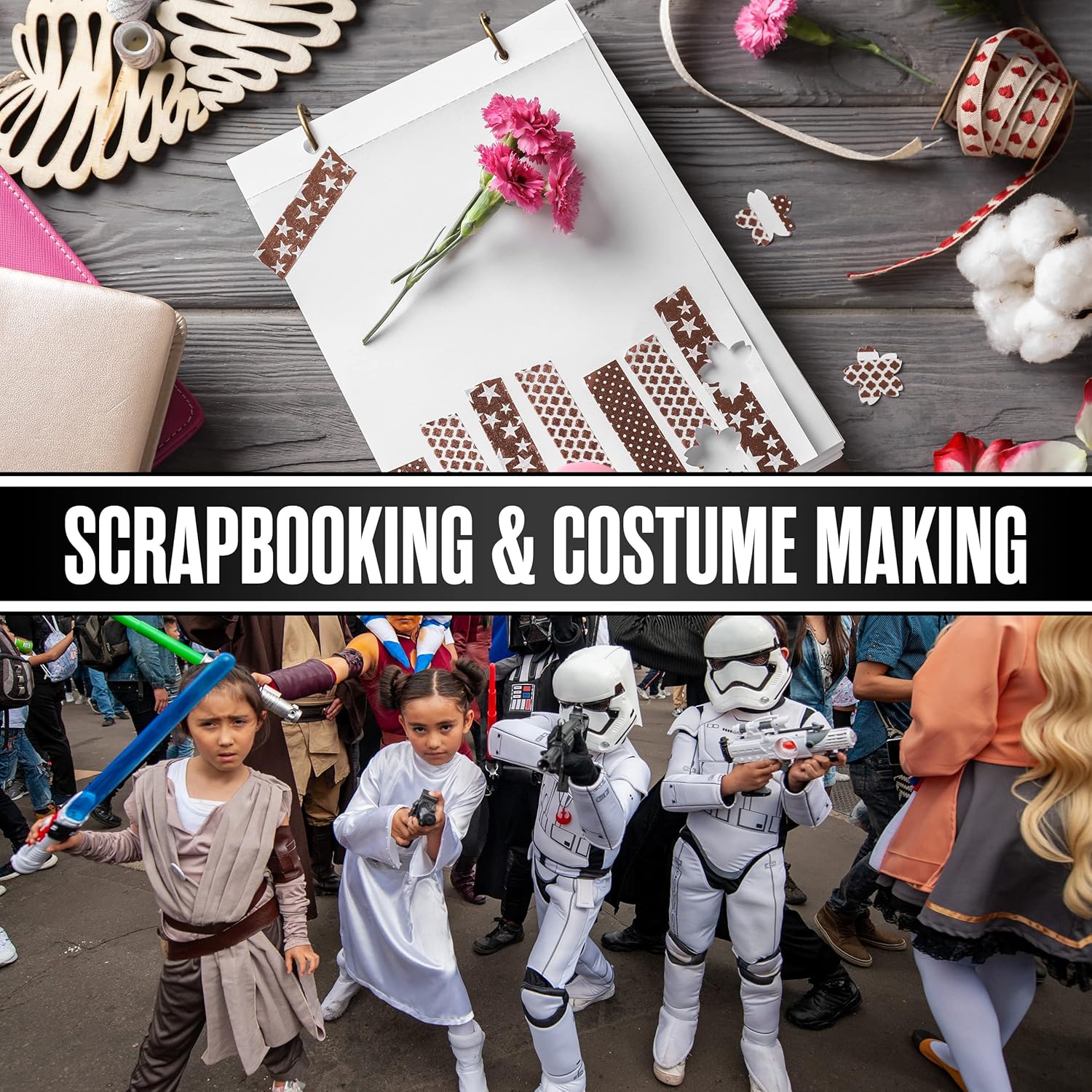 Houseables Foam Sheets for Crafts, EVA Foam, EVA Craft Sheets, Foamy Paper Board, for Art, Cosplay, Costume, Crafting, Kids Project, Scrapbook, Padding, Plain, White, 6mm Thick, 20 Pack, 9 x 12 Inch