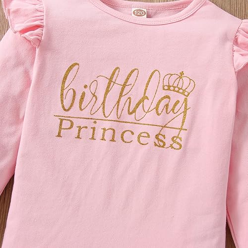 Miniatura 3 de Trajes de cumpleaños para niñas pequeñas chaleco de princesa camisa de manga larga