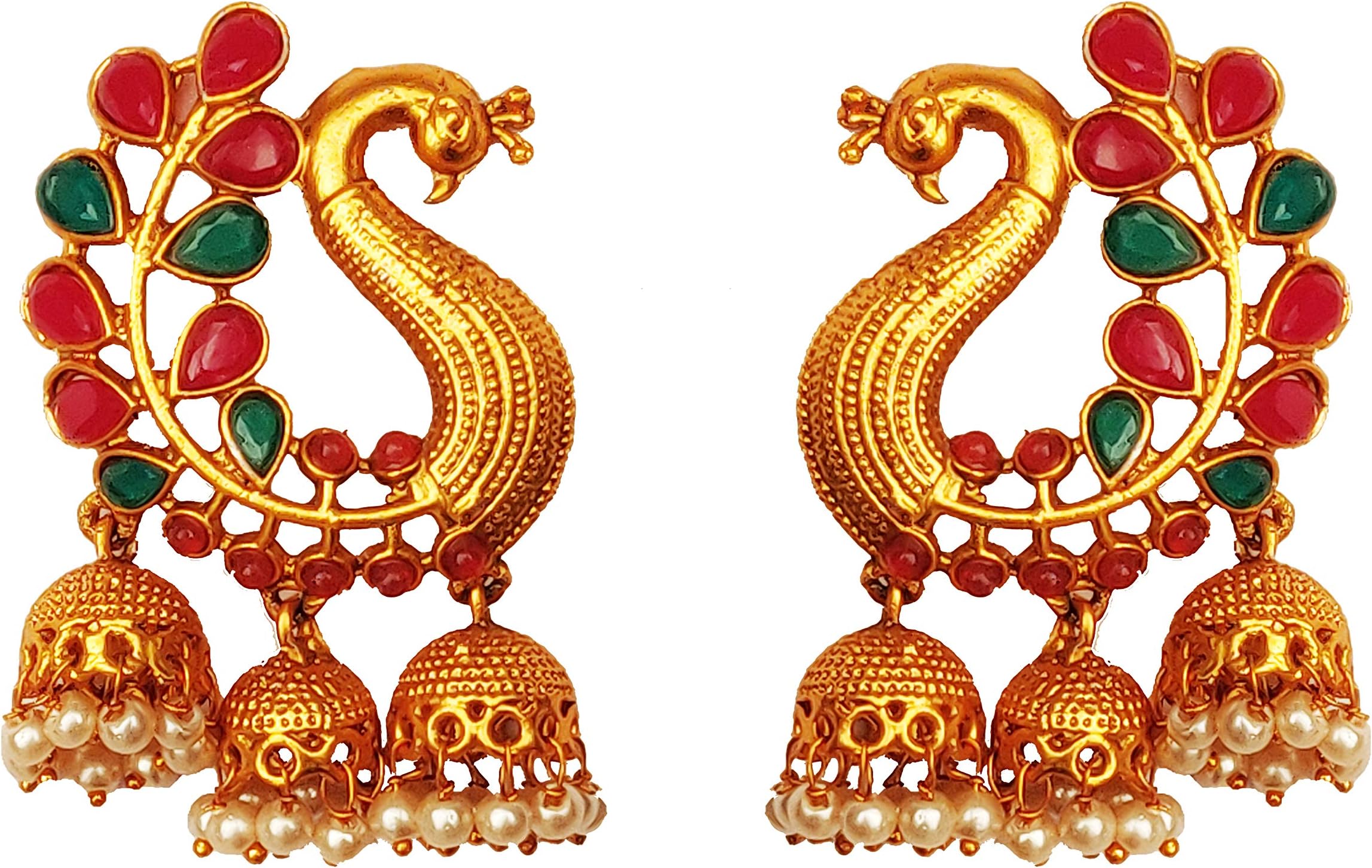 Shri Kalaivani Costumes-Golden Jewellery Earrings For Women