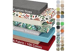 Custom-Fitted Indoor Window Seat Cushions