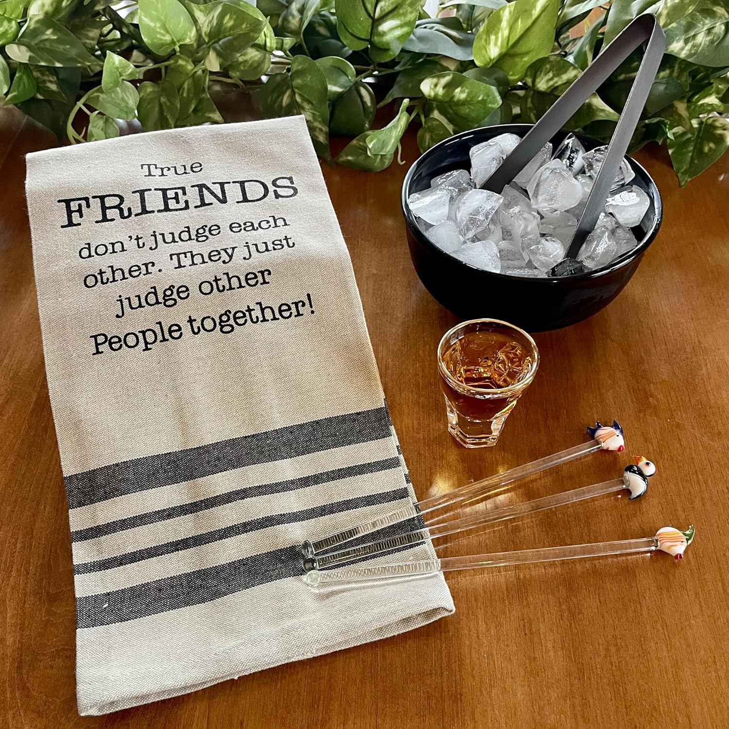 fillURbasket Funny Kitchen Towels Alcohol Wine Sayings Fun Sarcastic Dish Towels Drinking Bartender Gift Bar Kitchen Decor Man Cave Dish Drying 16x28 Cotton - Image 6