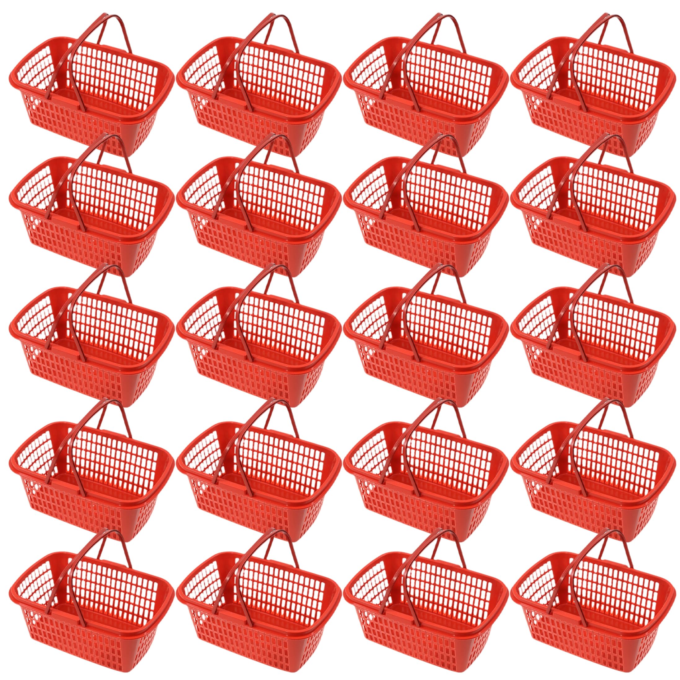 Panier à fraises ventilé anti-écrasement avec poignée amovible pour le jardin