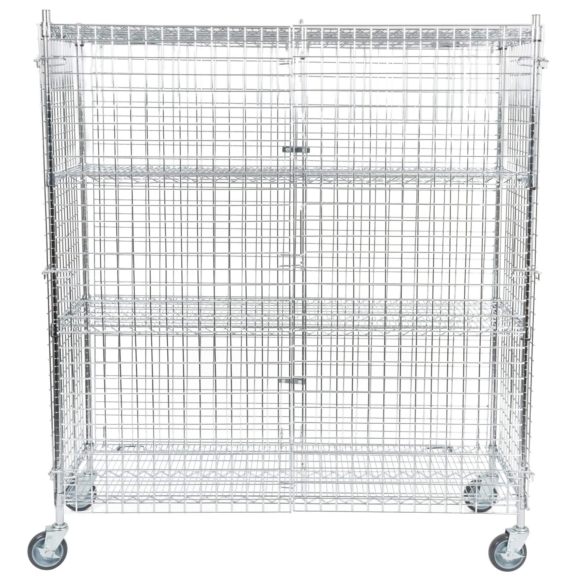 Buy Metal Shelf 6 Tier Wire Shelving Unit with Wheels,Heavy Duty