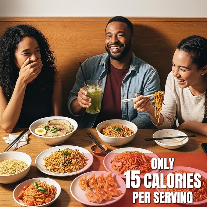 Fideos Keto Ramen Shirataki Bajo en Calorías y Carbohidratos (6 Paquetes) miniatura 7