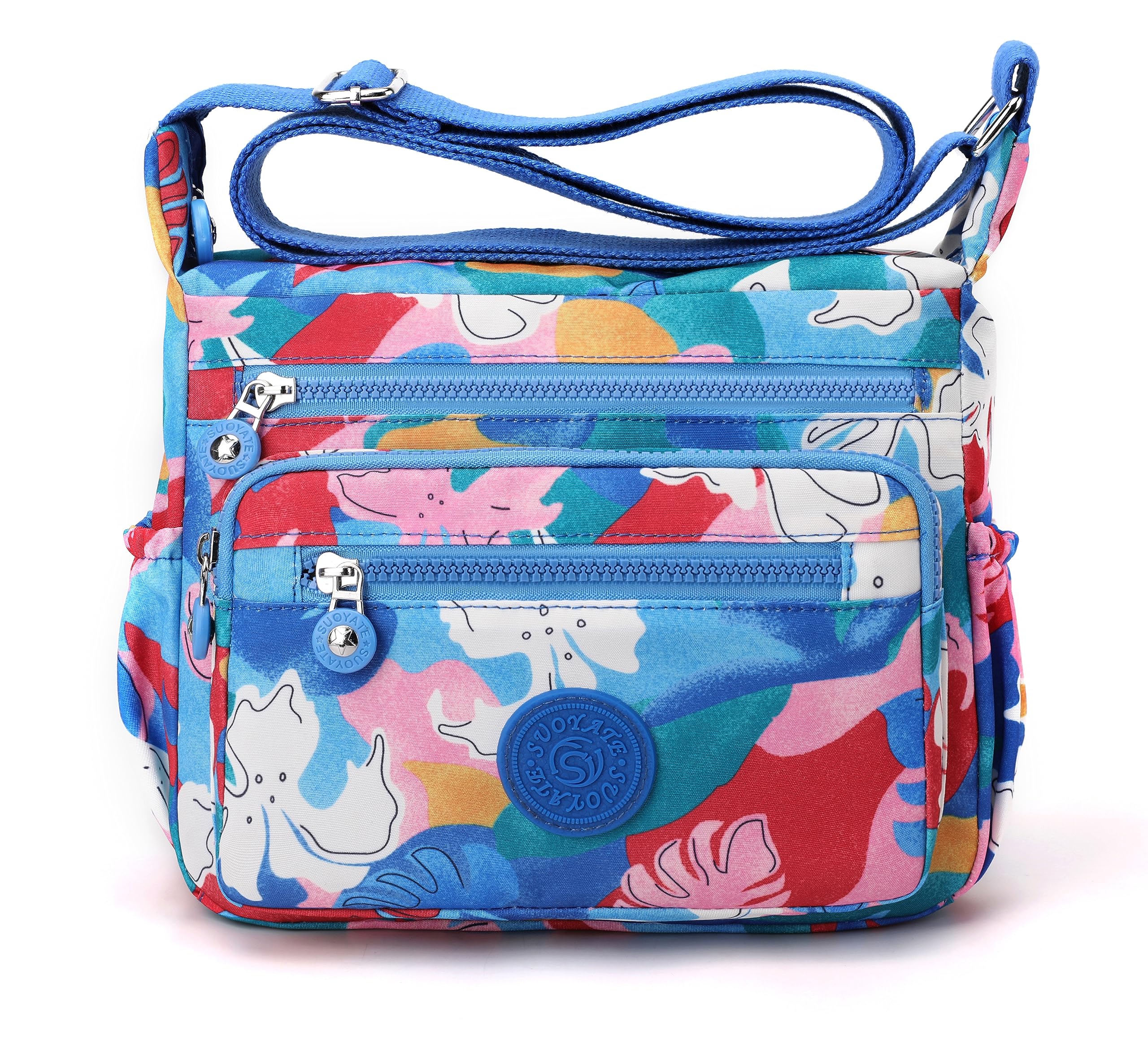 Pealwel Women Shoulder Handbag Roomy Multiple Pockets Bag Ladies Crossbody Purse Tote Top Handle Satchel