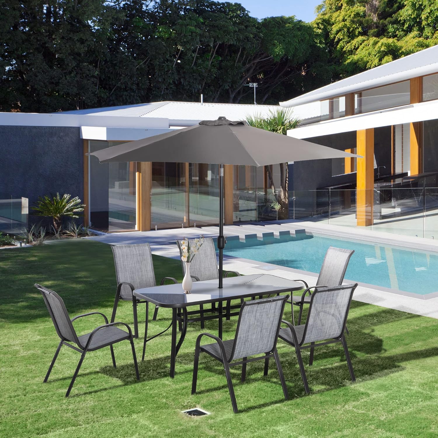 Elevate Your Outdoor Experience: Outsunny 8-Piece Patio Furniture Set Review