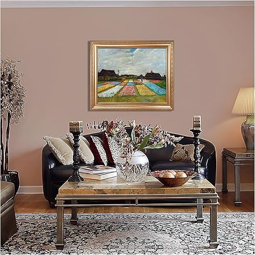 Miniatura 947 de A&T ARTWORK The Starry Night de Vincent Van Gogh. Tamaño del marco: 36 x 30 pulgadas, tamaño de la imagen: 30 x 24 pulgadas, reproducciones clásicas