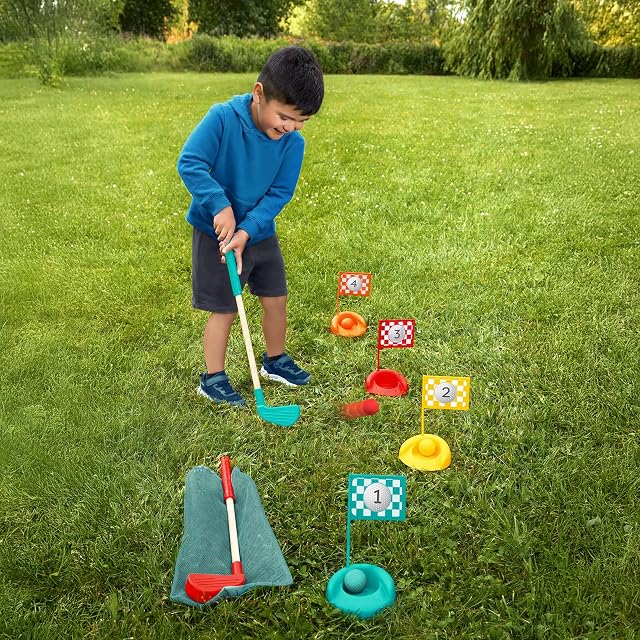 Foto 3 de 8 de B. Toys Hole-in-Fun Set de Golf Infantil con Piezas de Colores