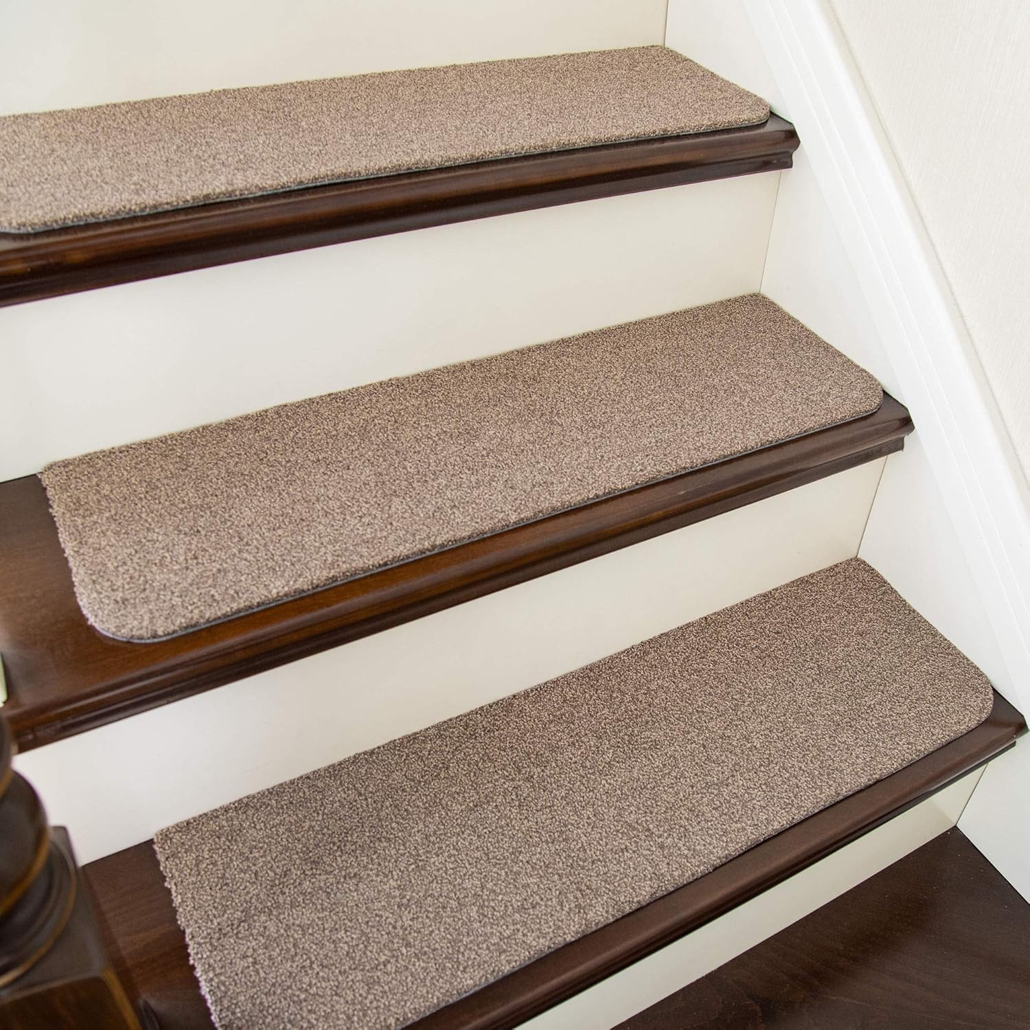 COSY HOMEER Stair Treads Non-Slip Carpet Mat 28inX9in Indoor Stair Runners for Wooden Steps