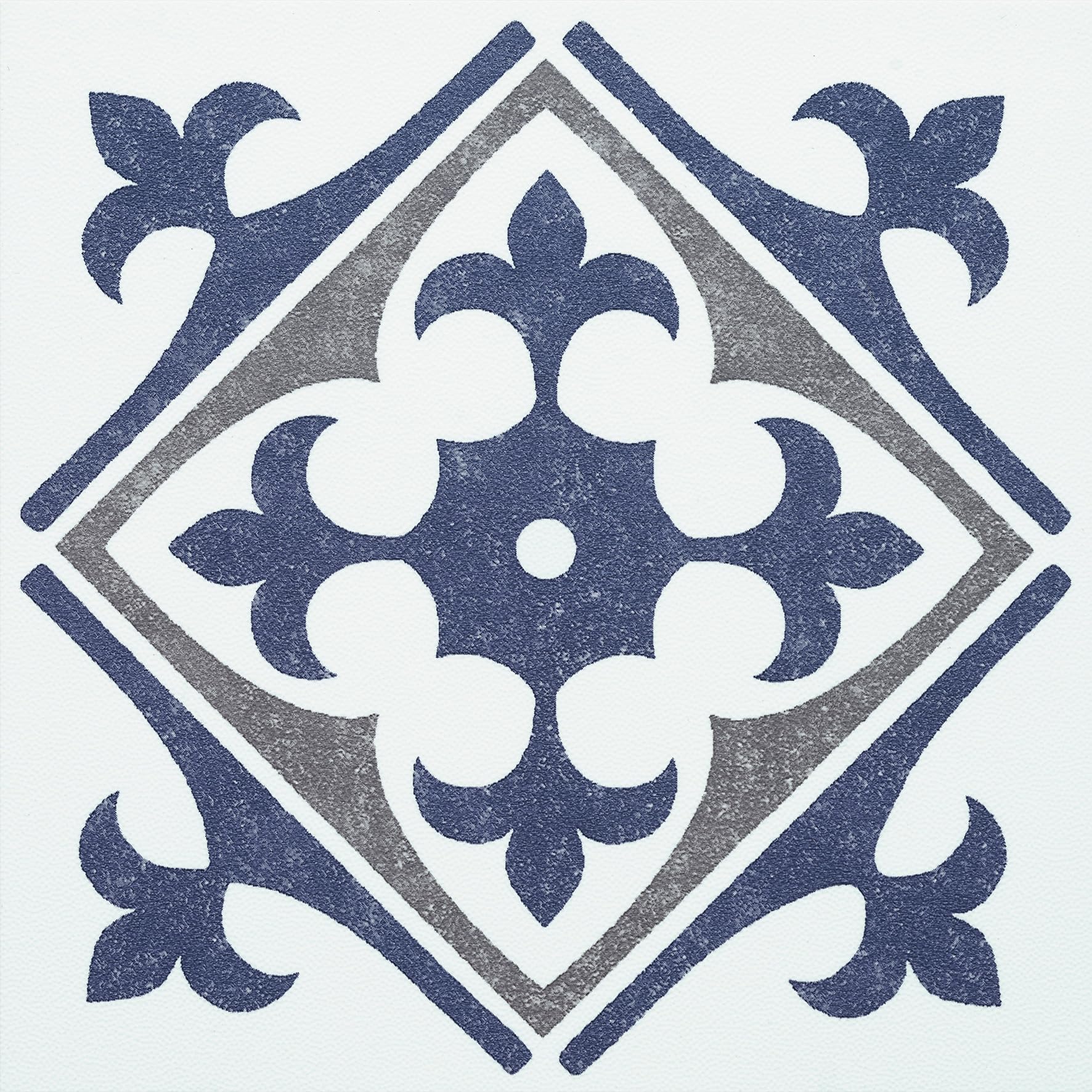 D-C-Fix Nadia Blue Sticky Back Vinyl Wall Tile 18 Pack
