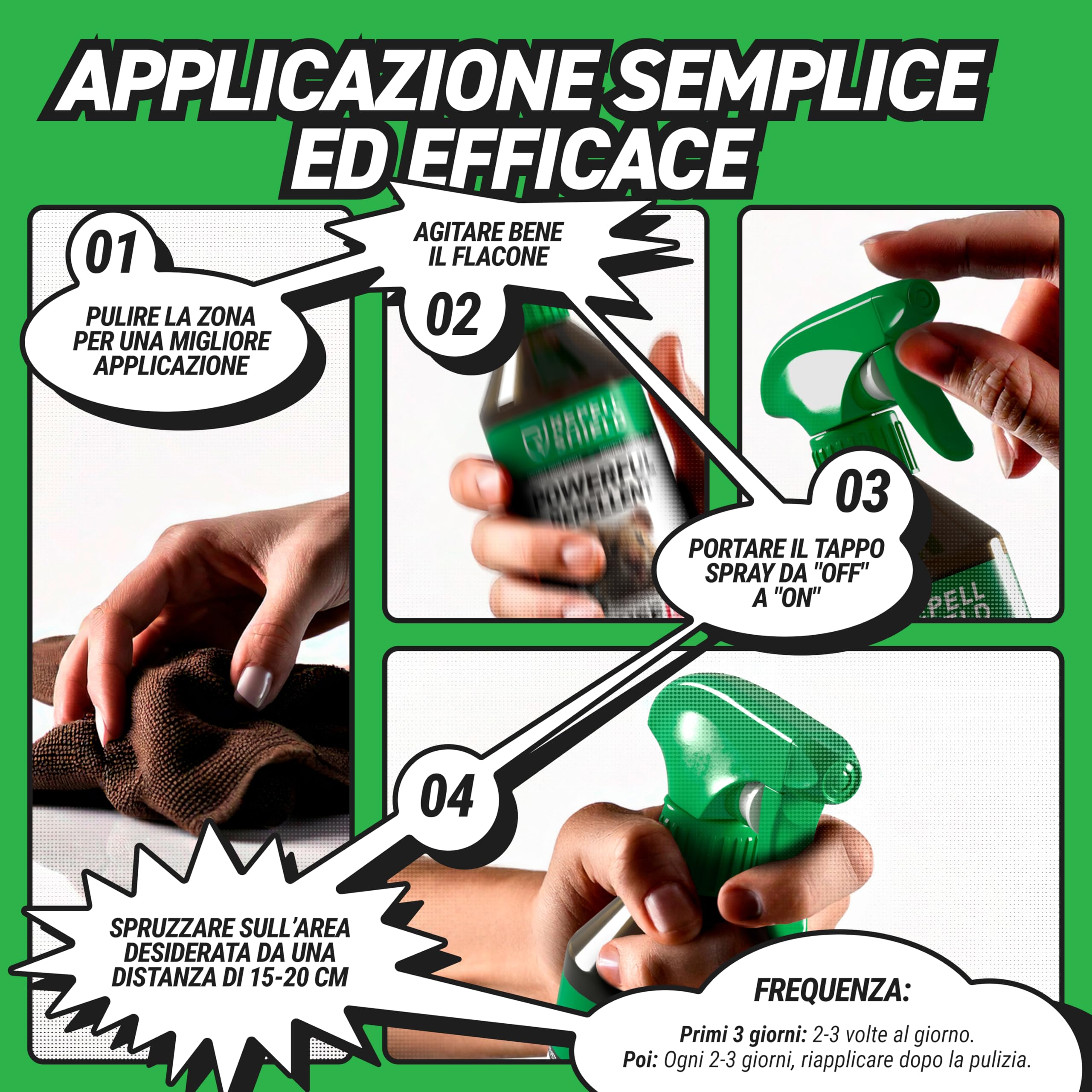RepellShield Spray Disabituante per Cani - 250ml - Anti Pipì & Morsi, Protegge Mobili & Giardino - Non Macchia - Spray Amaro per Addestramento Cani e Gatti Sicuro & Efficace