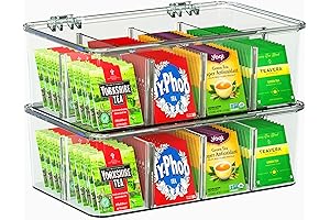 Utopia Home 2-Pack Tea Bag Organizer: Keep Your Hair Supplies Tidy