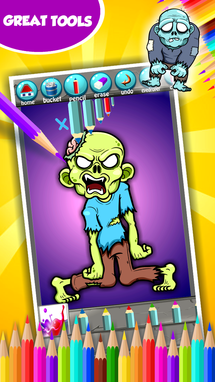 Horror Coloring Book App on Amazon Appstore