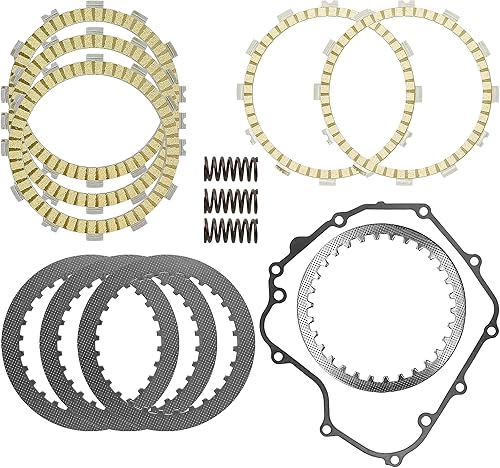 Miniatura 3 de Caltric Kit de fricción de embrague y placas de acero compatible con Kawasaki Ninja 300 EX300 ABS 2013-2017