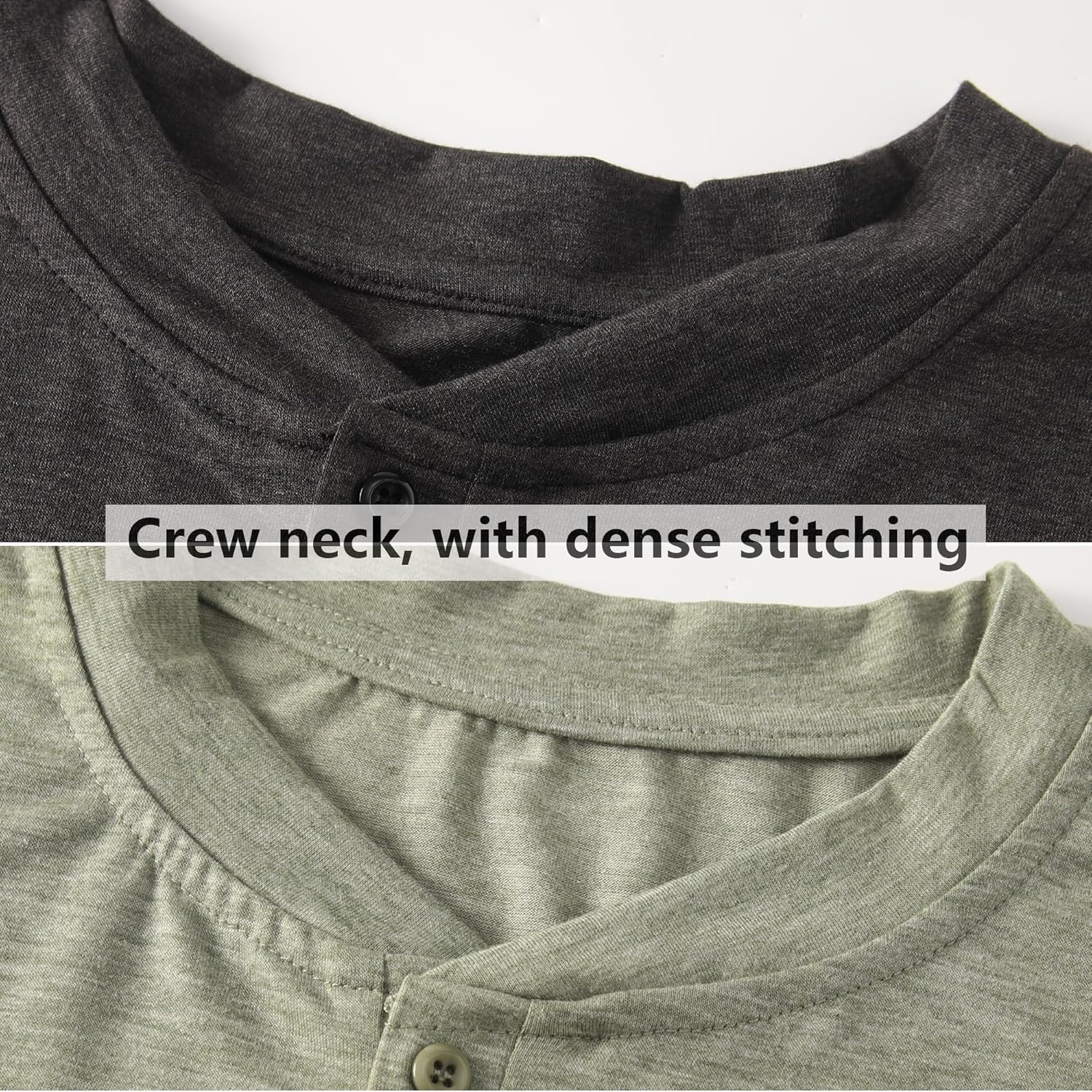 Men's Henley Long Sleeve Shirt Casual T-Shirts Lightweight Pullover Tee Classic Button Down Tops for Work Leisure - Image 5