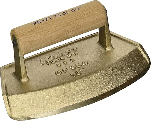 Kraft Tool CF384 Tubo de chaflán de diámetro de bronce con mango de madera, 18 pulgadas