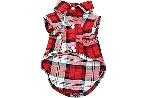 YAODHAOD Dog Fall Shirt: Stylish Plaid Pet Apparel for All Seasons