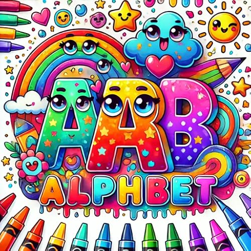 Alphabet Coloring Book, ABCs and Learning Letters, Educational Coloring Game