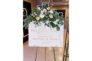 Personalized Acrylic Wedding Welcome Sign