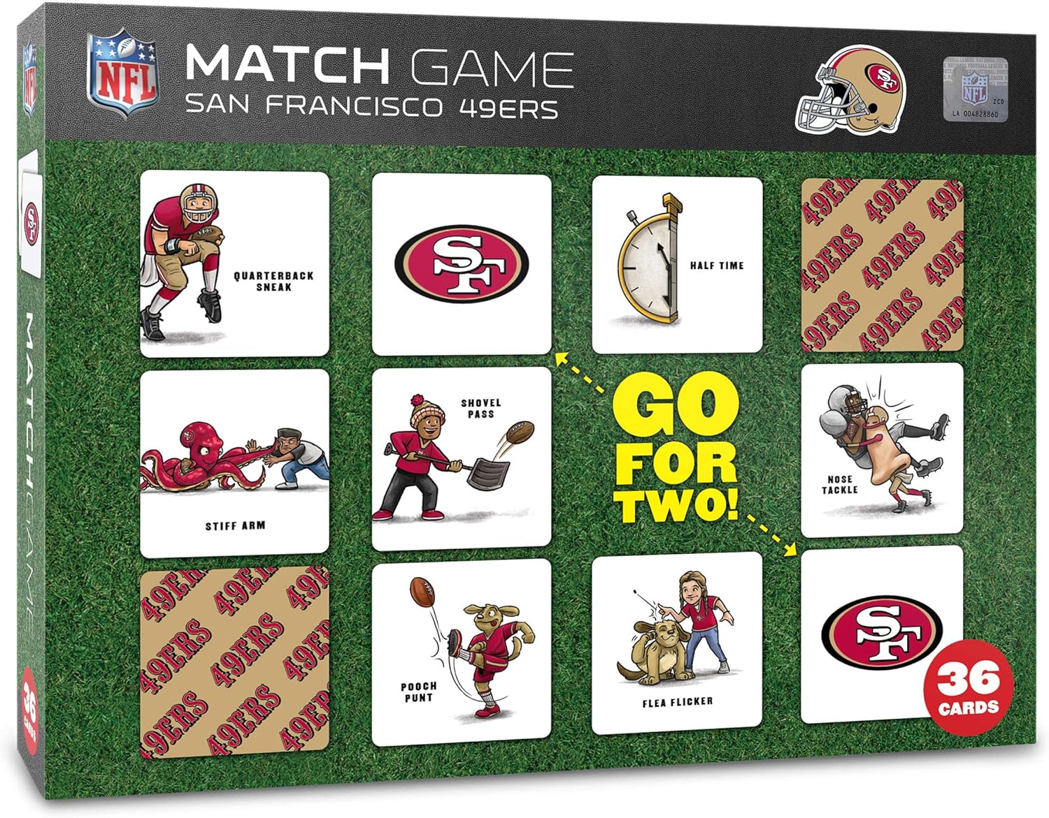 YouTheFan Memory Match YouTheFan NFL Memory Match Game, Team Colors, Medium US : Sports & Outdoors