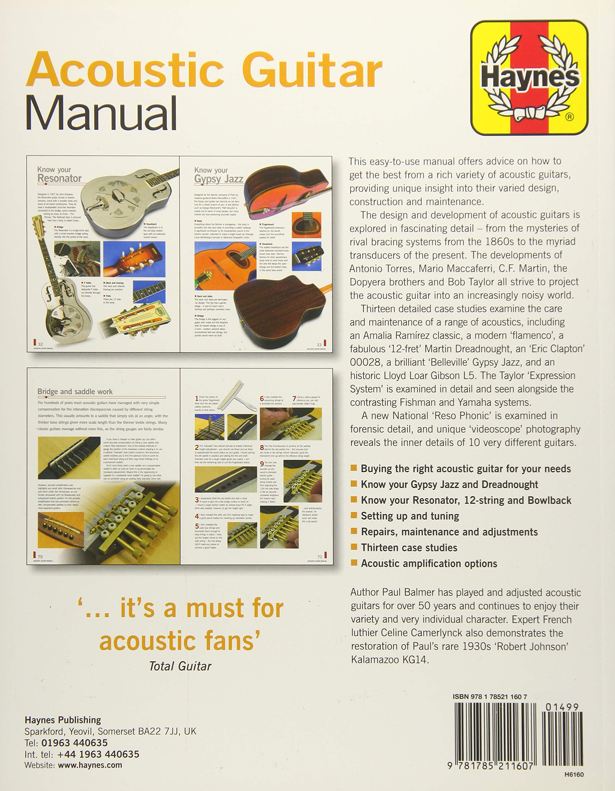Acoustic Guitar Manual: How to buy, maintain and set up your acoustic guitar