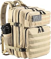 Vista 23 de LHI - Mochila táctica militar para hombres y mujeres, mochila del ejército de 45 l, mochila de asalto de 3 días, mochila grande con sistema Molle
