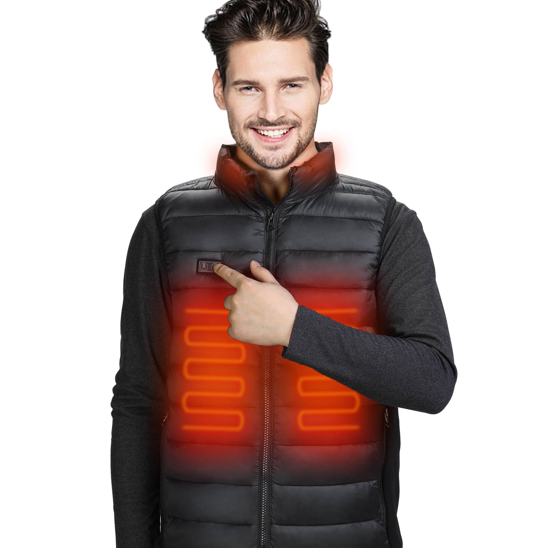 Loowoko Heated Vest For Men With Battery Pack Included