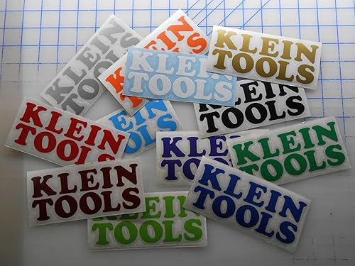 Miniatura 2 de Calcomanía de vinilo compatible con productos de KLEIN TOOLS (4 x 1.5 pulgadas, verde lima)