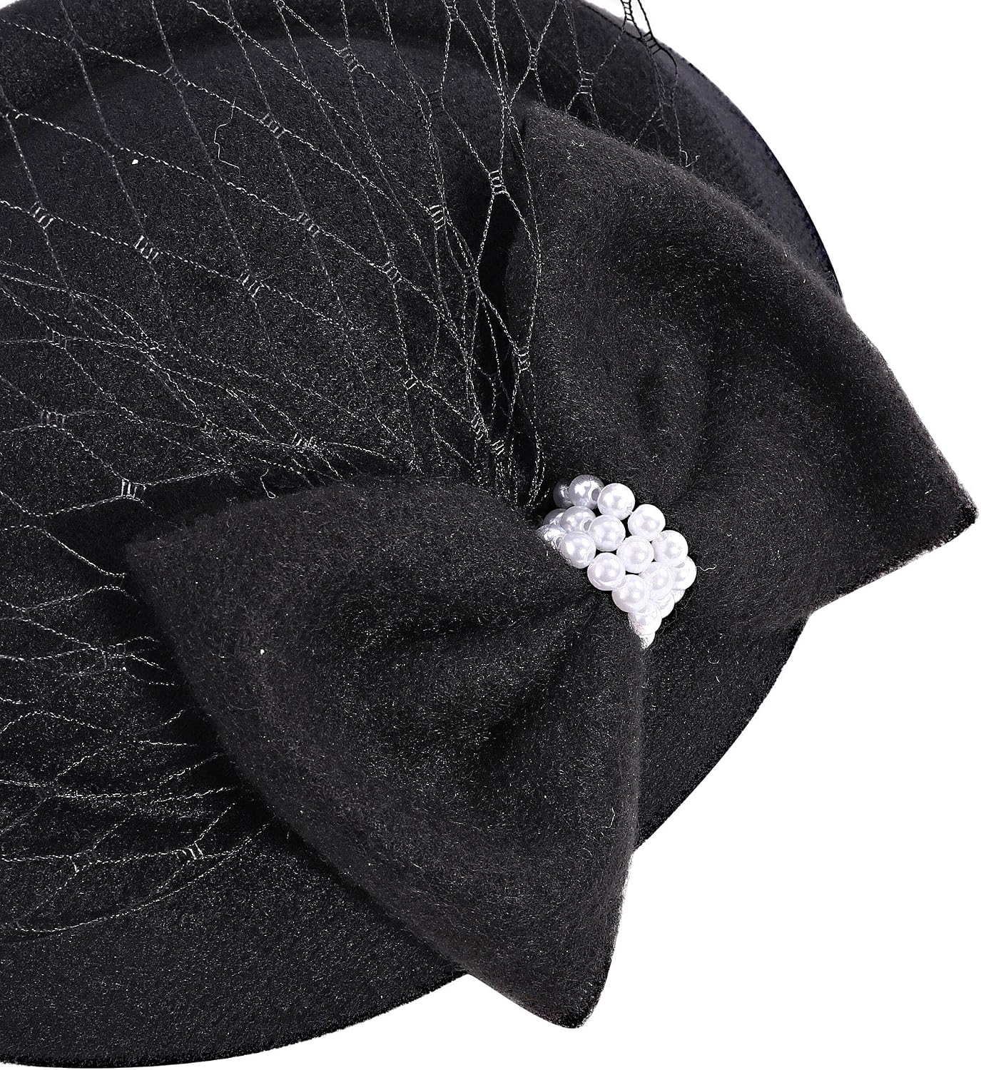 FALETO Womens Fascinators with Hair Clip Floral Headwear Feather Tea Party Hats Cocktail Wedding