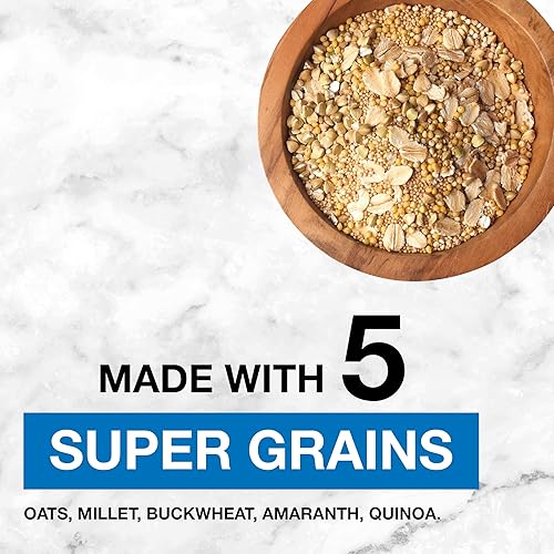 Miniatura 2 de KIND Healthy Grains - Granola, aperitivo saludable, granola de vainilla y arándanos con semillas de lino, mezcla de aperitivos, 11 onzas (6 bolsas)