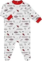 Vista 2 de Gerber Conjunto de regalo unisex para bebé con pies de equipo de la NFL para dormir y jugar