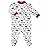 Gerber NFL Arizona Cardinals 3 Pack Bodysuit Sleep n Play Footie Cap Registry Gift Set, red/white Arizona Cardinals, 3-6M
