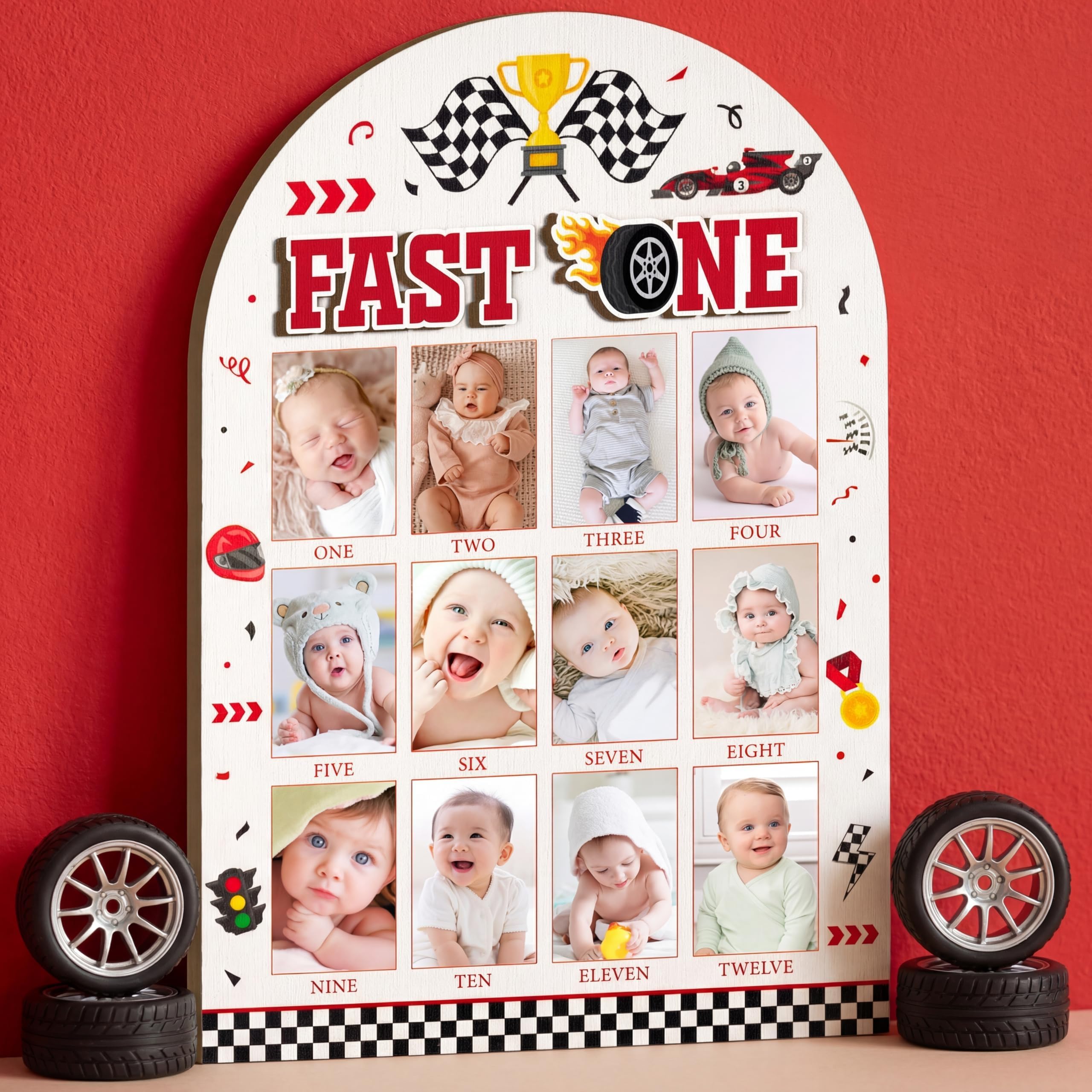 Photo 1 of R HORSE 3D Fast One Photo Wood Display Board, Fits 2 x 3 inch Photo