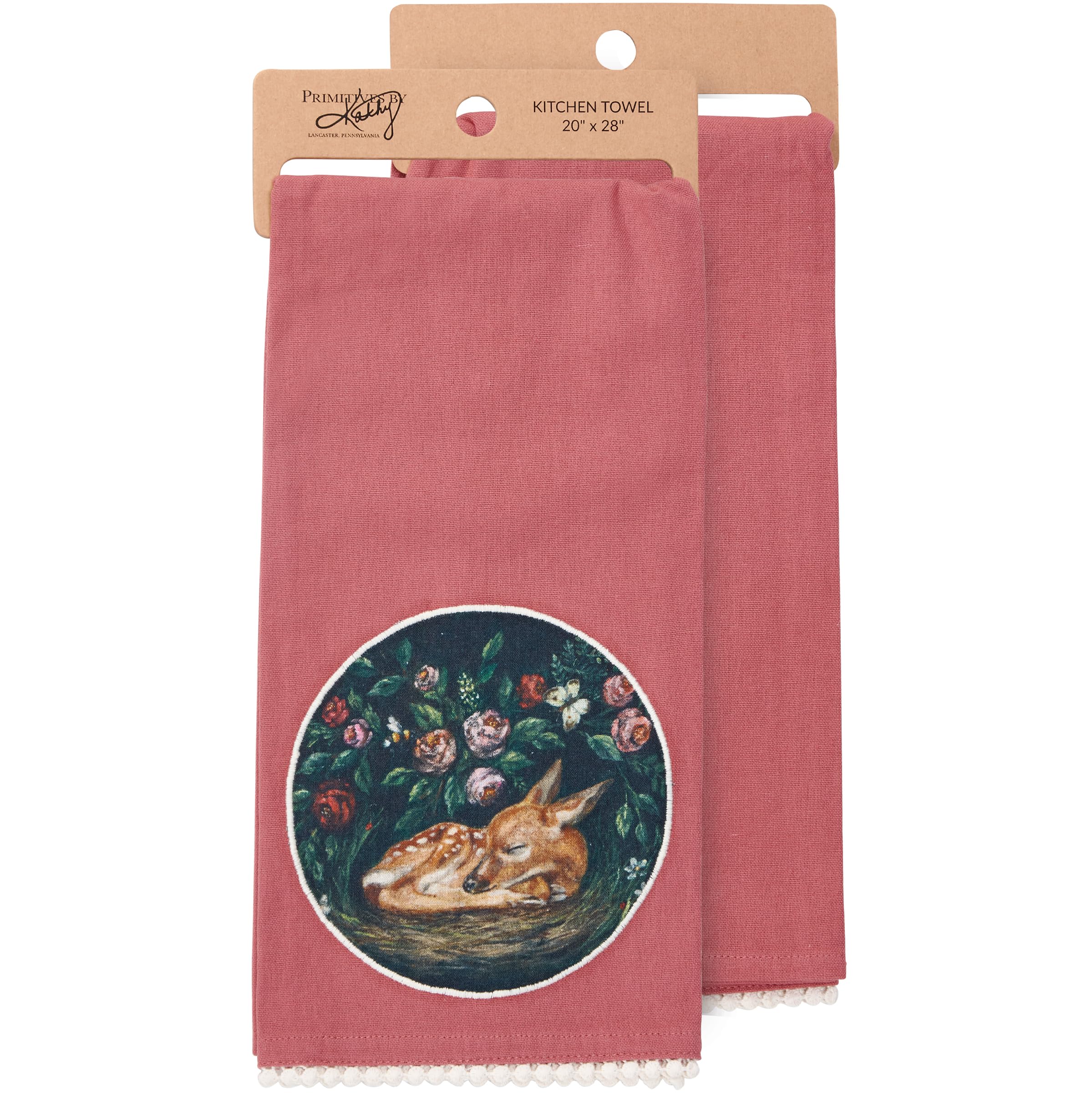 Toalla de cocina Primitives by Kathy Woodland Fawn, el regalo ideal para el hogar