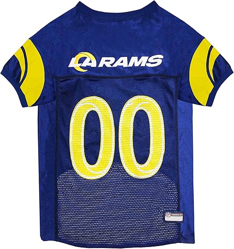 Miniatura 7 de NFL Pet Jersey. Camiseta para perro con licencia de fútbol más cómoda. 32 equipos NFL disponibles en 7 tamaños. Camiseta de fútbol para perros,