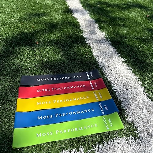 Vista 6 de Bandas de resistencia de alta calidad, para terapia física, entrenamiento de fuerza, ejercicio de pilates, entrenamientos en casa, bandas de goma