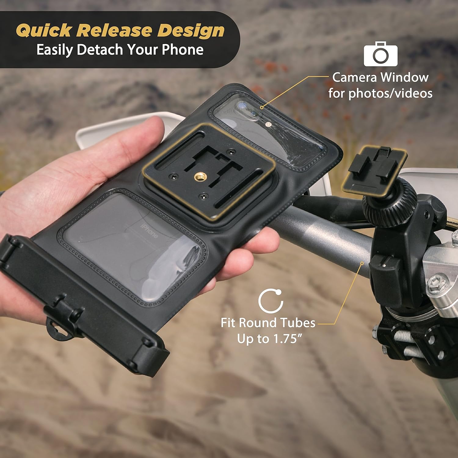 Rеvіеw Dіѕсоunt SCOSCHE BMH2O HANDLEIT PRO Waterproof Handlebar Bike Mount with Protective Case for Smartphone/Mobile Devices