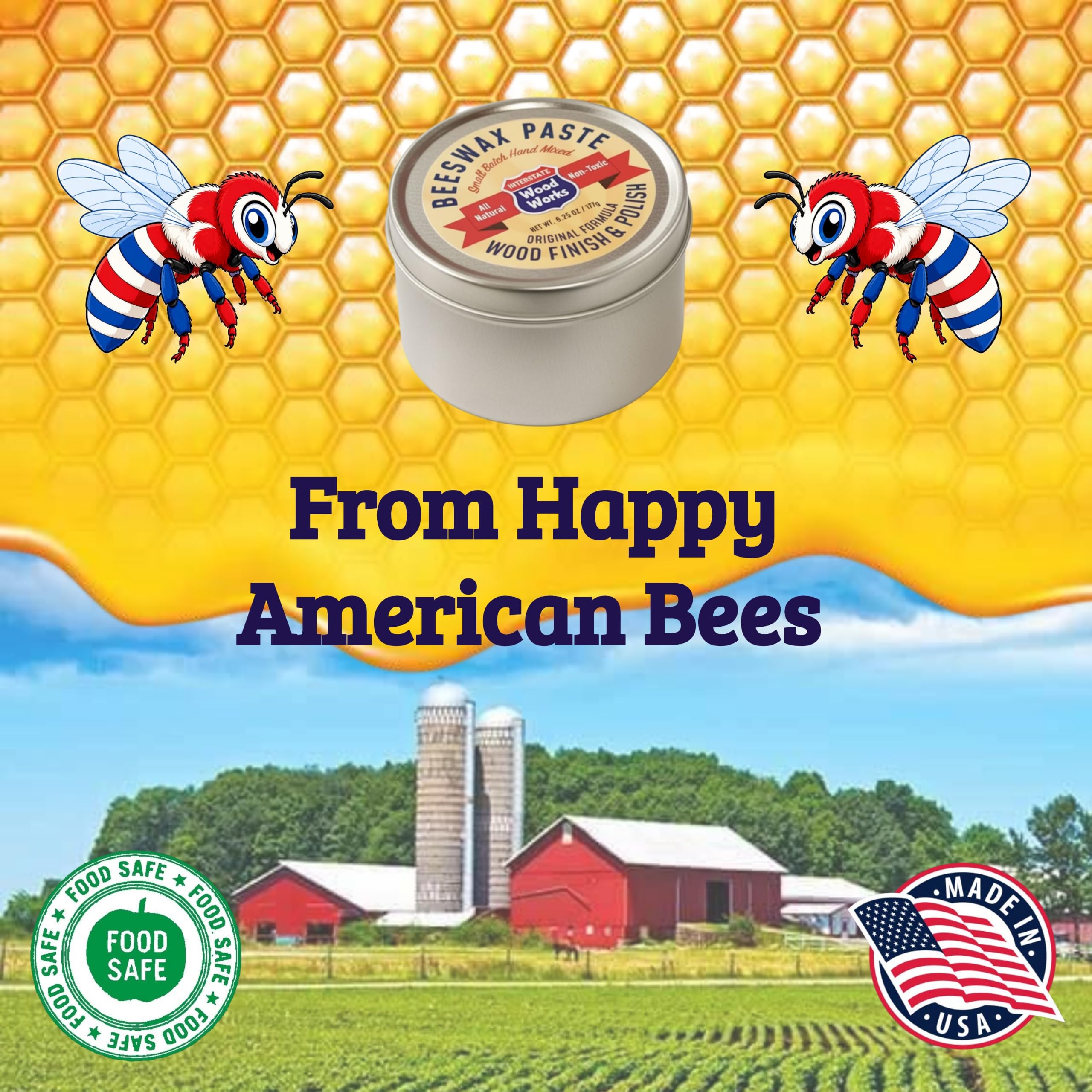 Beeswax Pasta do polerowania i polerowania drewna