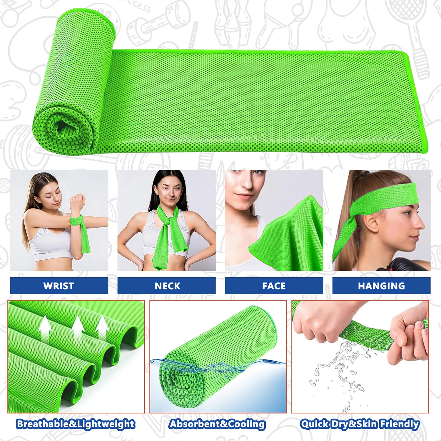 Silicone Gym Grips for Weight Lifting,Workout Grip,Large Set image 5
