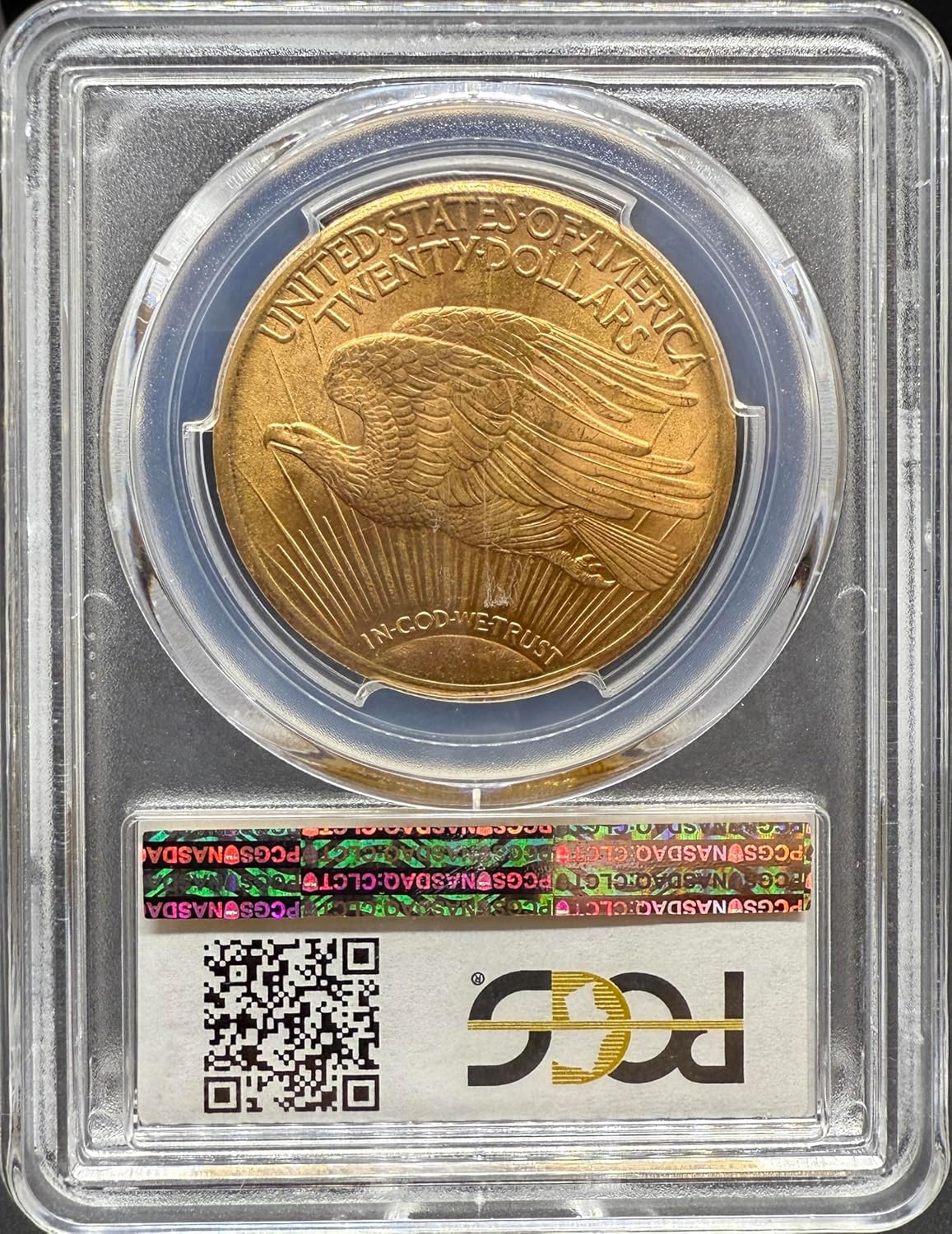 1910-S Twenty Dollar St Gaudens MS66 PCGS Gold Coin (PA36920389)