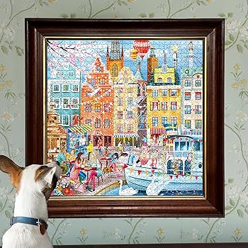 【新品未使用】 キムシルベック 1000ピース パズル Amazon | eeBoo Piece & Love:ストックホルム - 1000ピース