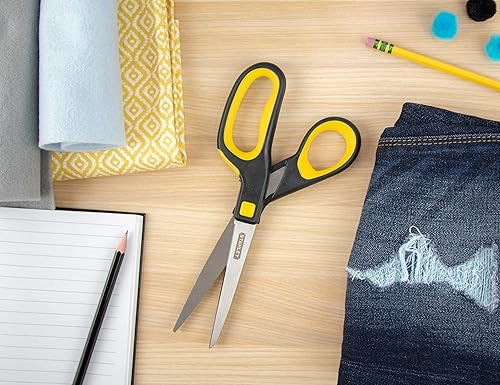 Miniatura 5 de Stanley Tijera ergonómica multiusos de 8 pulgadas (SCI8EST-YLW), amarillonegro