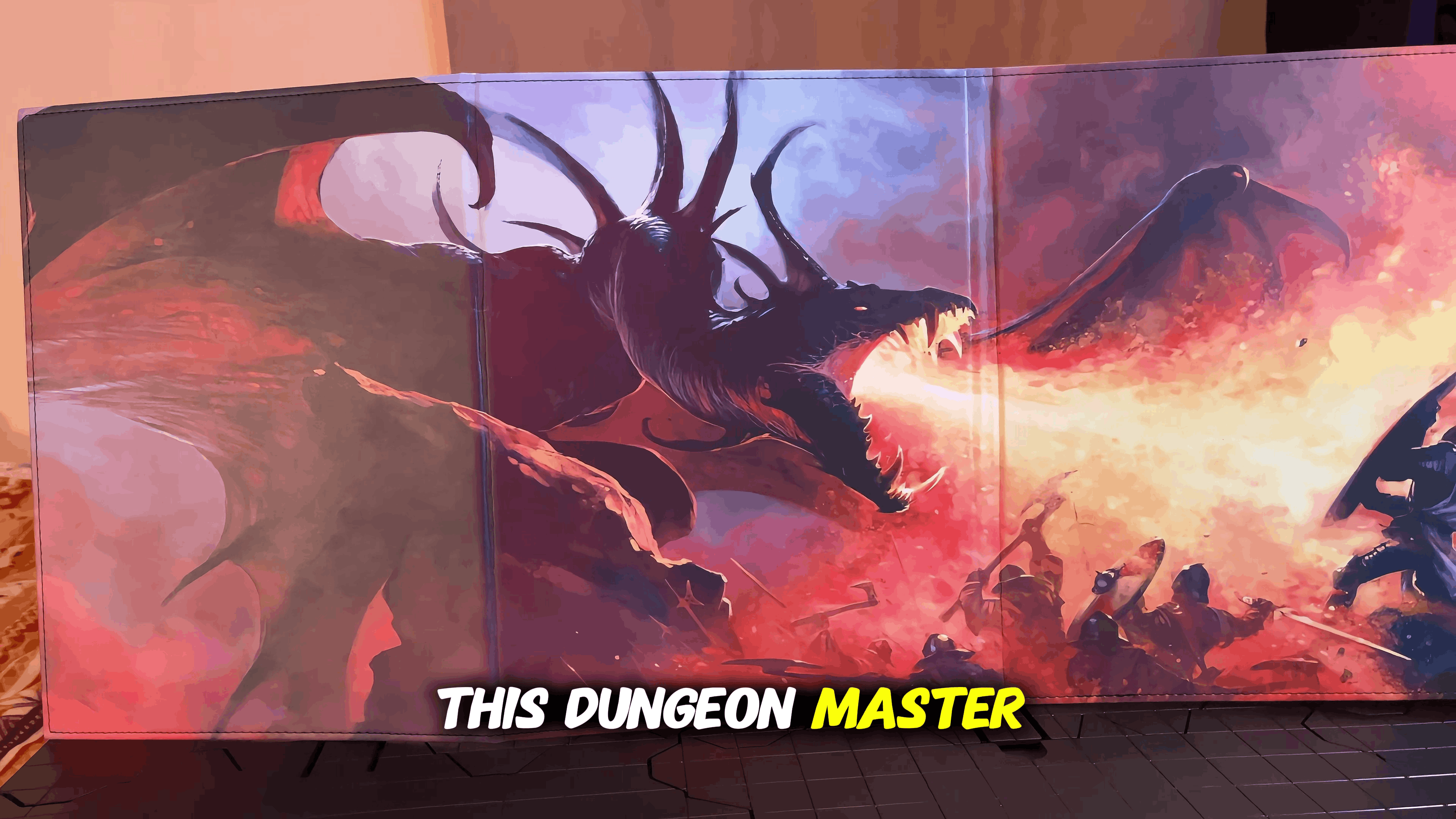 Écran De Maître De Jeu D&D 5e – Imprimé Couleur, Pochettes A4, Pliable, Cadeau MJ – Dungeons & Dragons