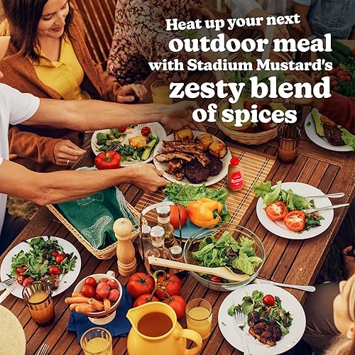 Miniatura 6 de The Authentic Stadium Mustard. Desde el famoso estadio municipal de Cleveland. Una fiesta imprescindible en el portón trasero! Esta mostaza marrón